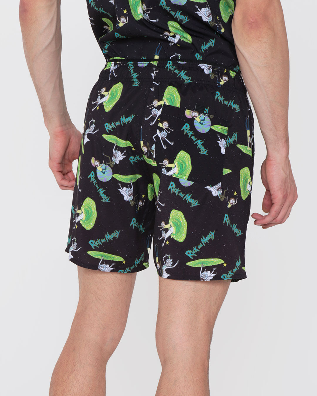 Short-2580pet08-Ricky-E-Morty-Pgg---Preto-Outros