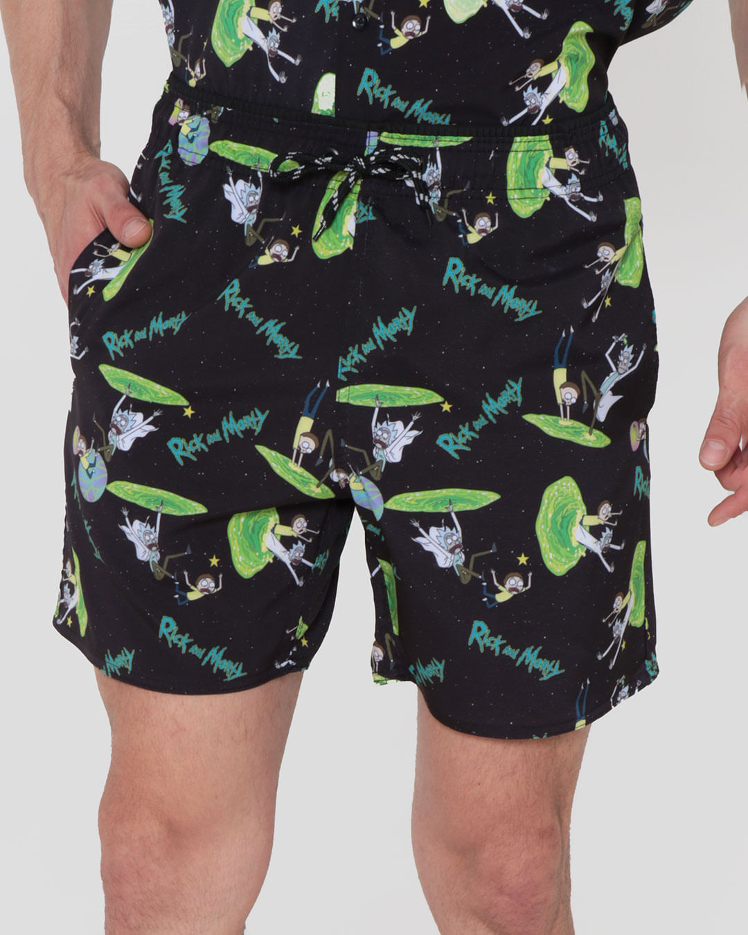 Short-2580pet08-Ricky-E-Morty-Pgg---Preto-Outros