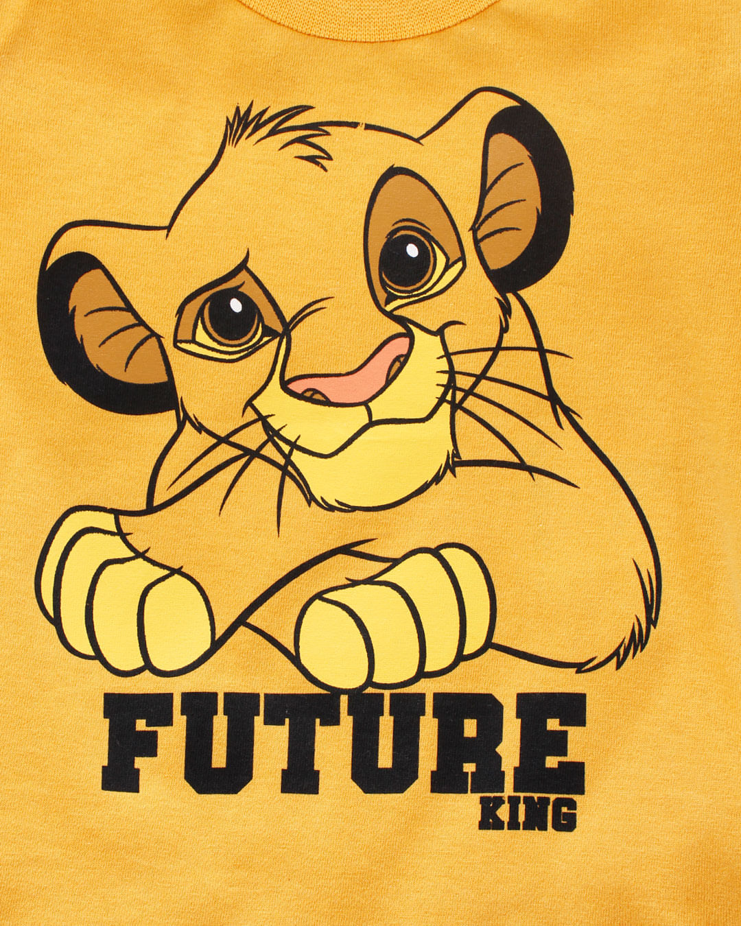 Camiseta-Mc-Ch31777--Rei-Leao--M-Pg---Amarelo-Medio
