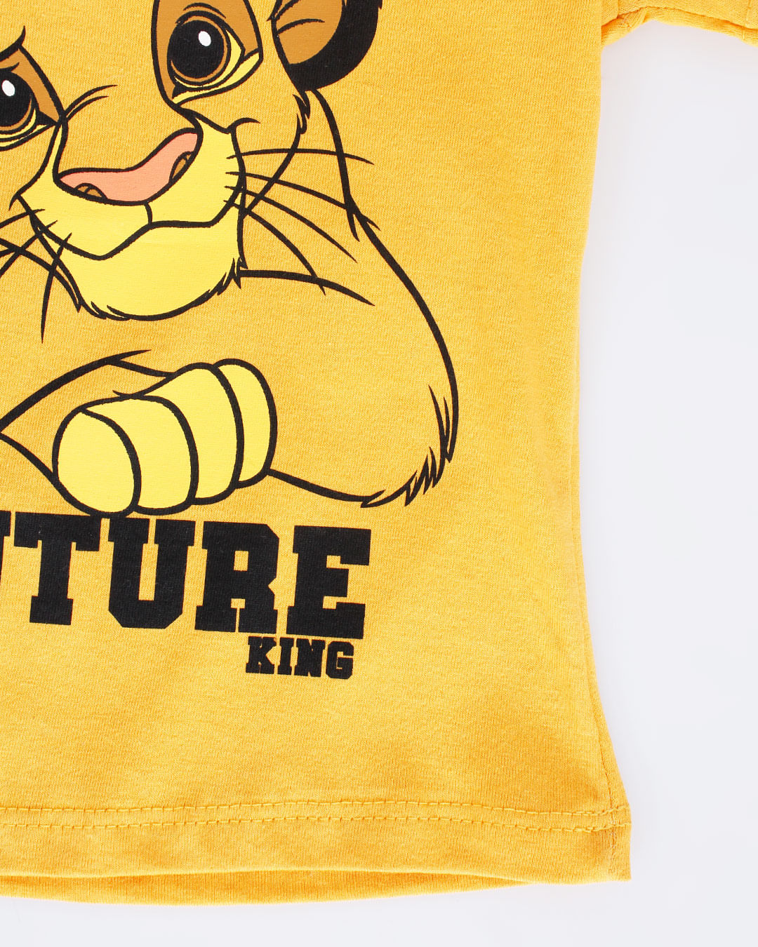 Camiseta-Mc-Ch31777--Rei-Leao--M-Pg---Amarelo-Medio