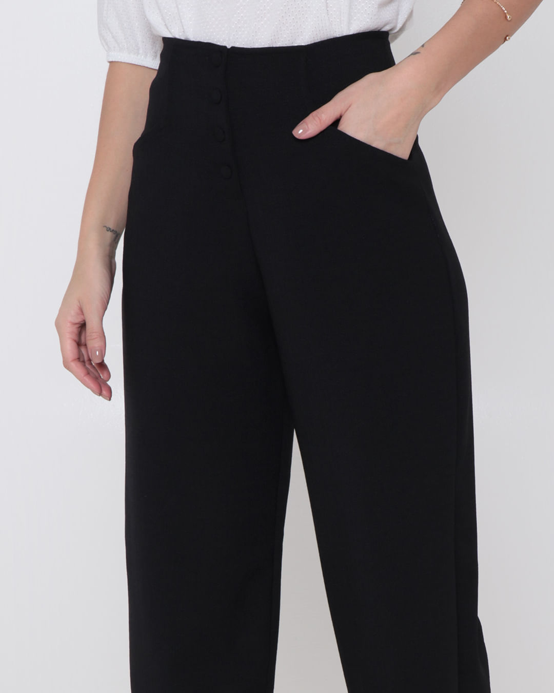 Calca-2740-Tec-Plano-C-Botoes---Preto