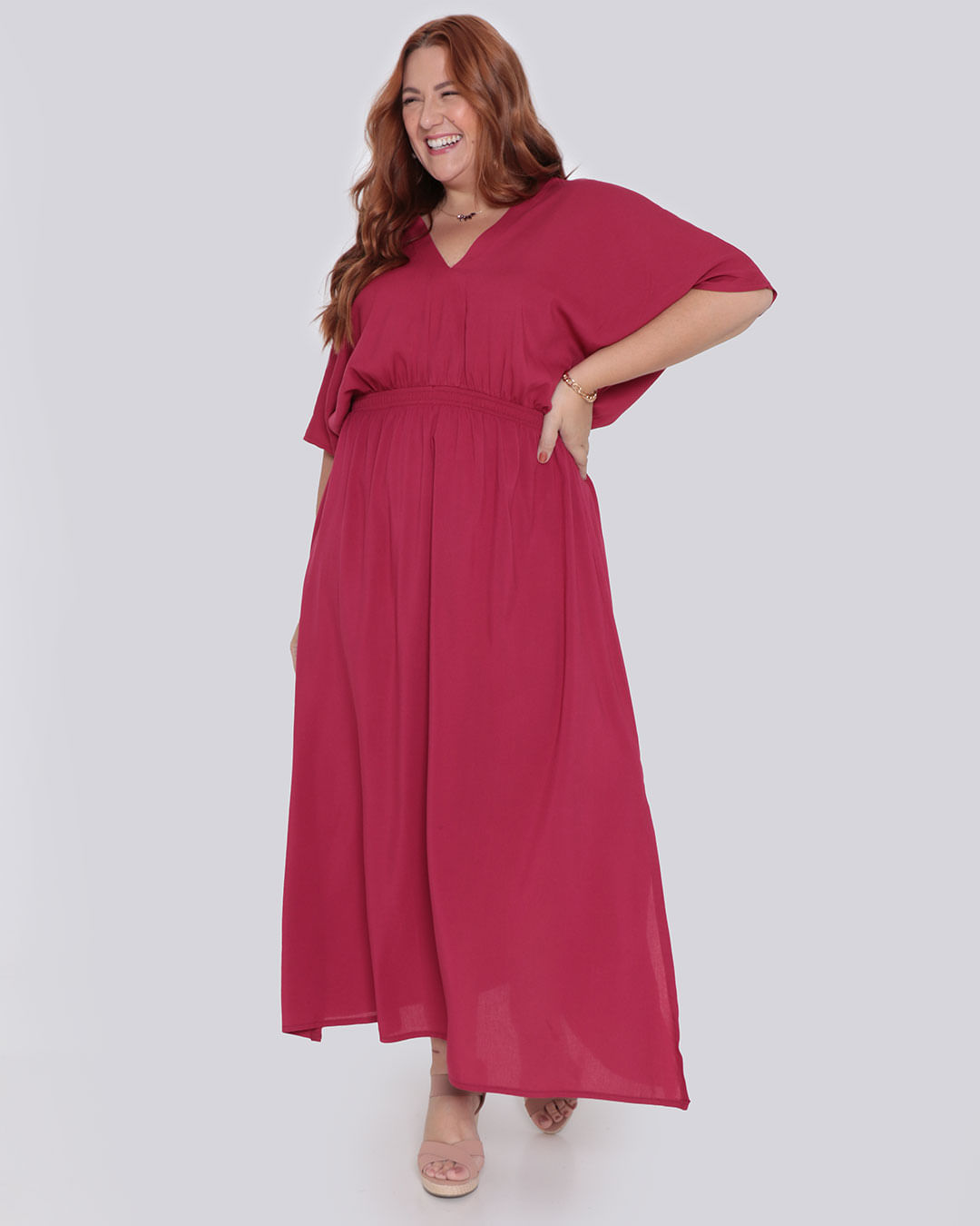 Vestido-8560pl-Bloco-Cores---Rosa-Escuro