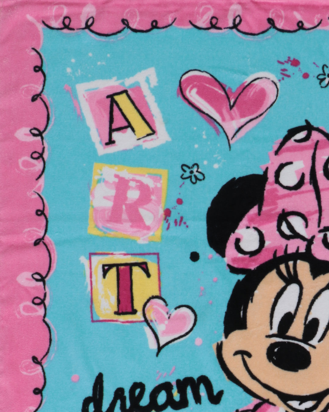 Toalha-Bh-Veludo-70x130-Minnie-Dream---Rosa-Claro