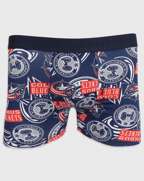 Cueca Boxer Juvenil Microfibra Estampada Marinho 14