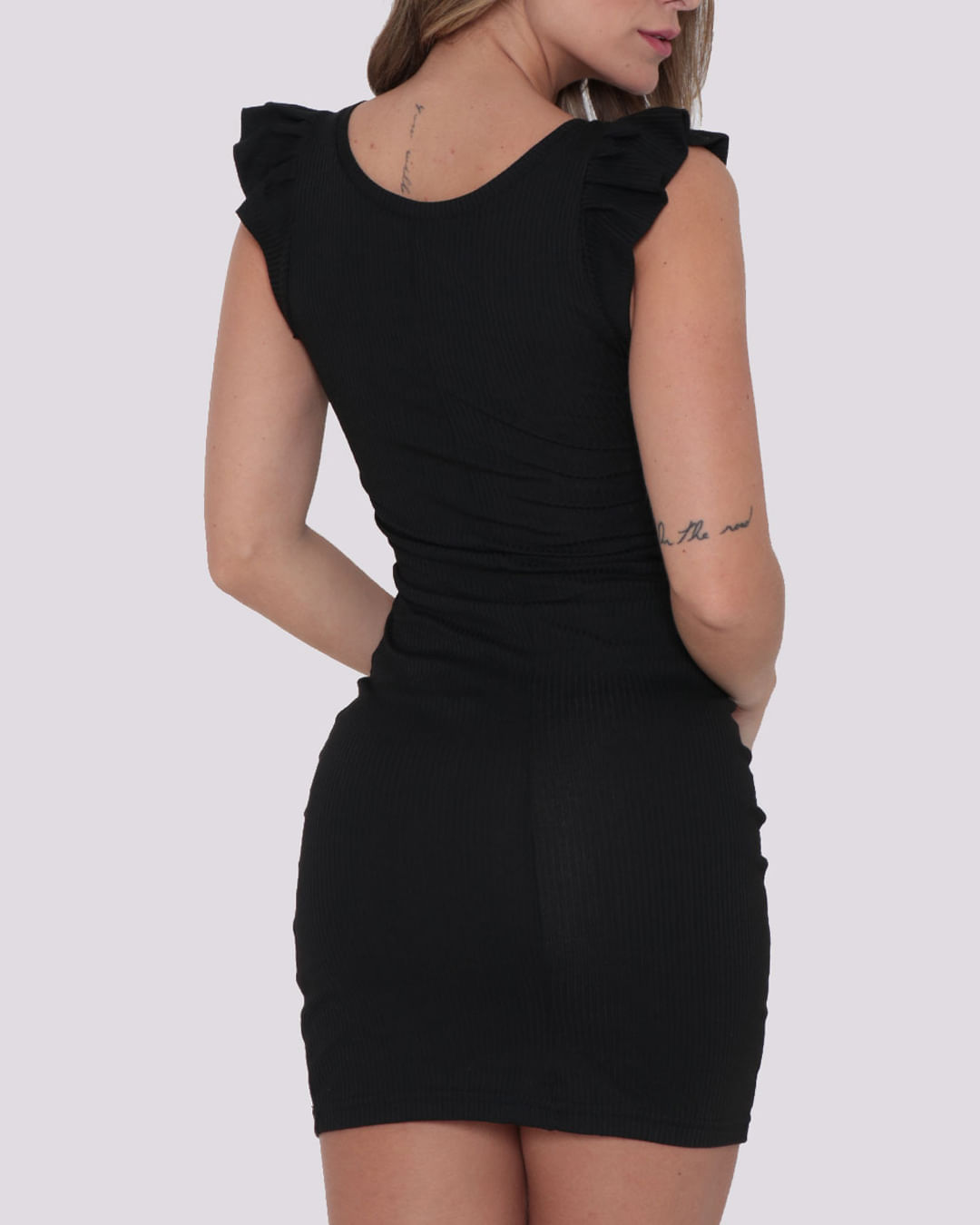 Vestido-Canelado-Liso-8454rl---Preto
