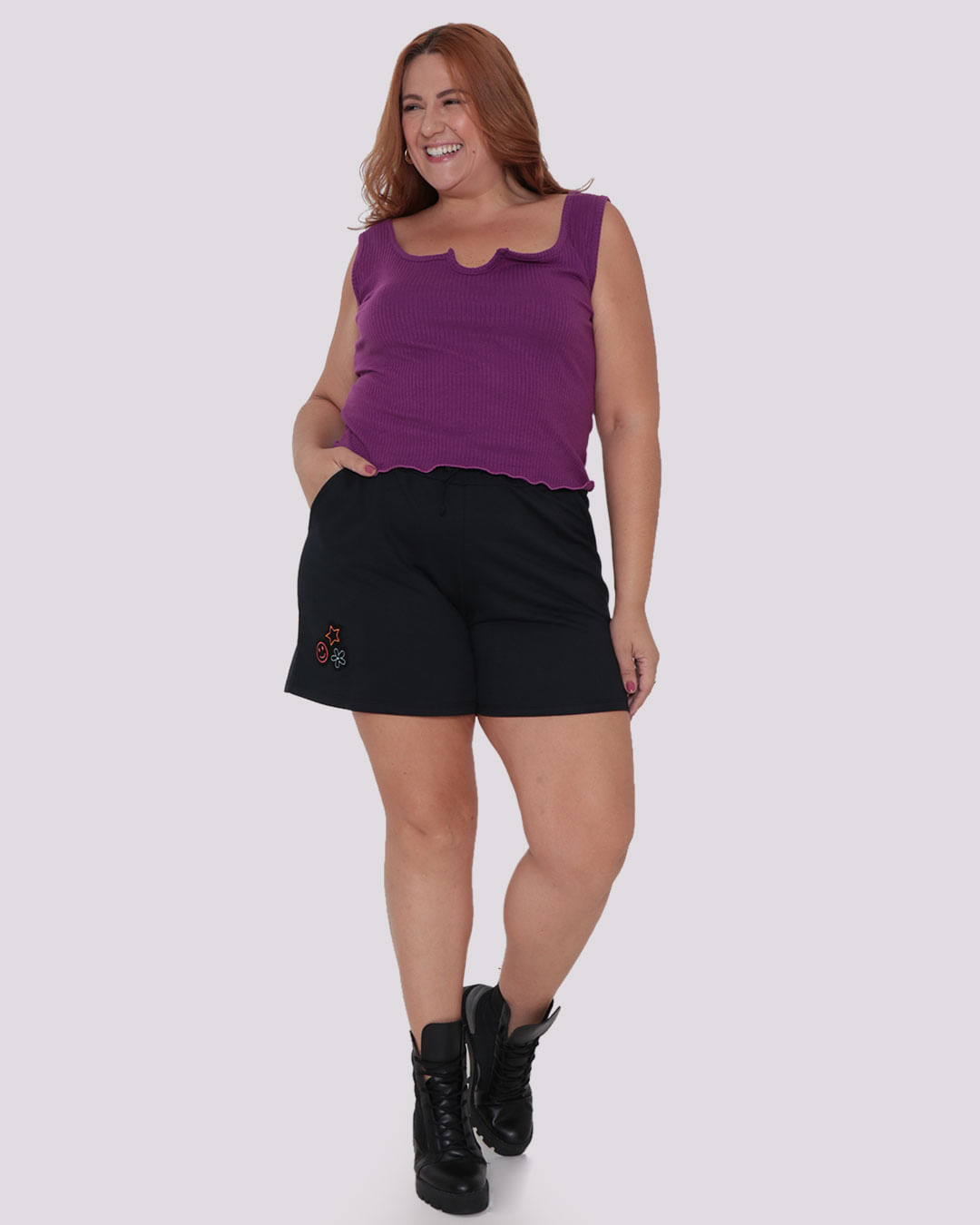 Shorts-21215-Mol-Emoticons---Preto