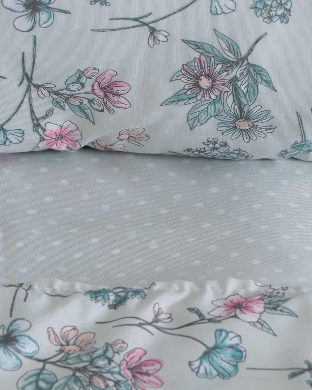 Jg-Cama-Casal-Donatella-Verde---4-Pc---Verde-Floral