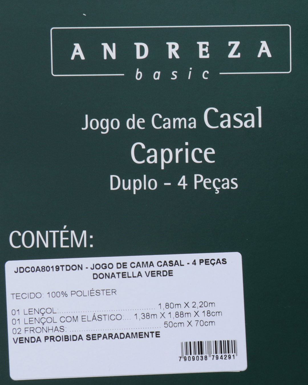 Jg-Cama-Casal-Donatella-Verde---4-Pc---Verde-Floral