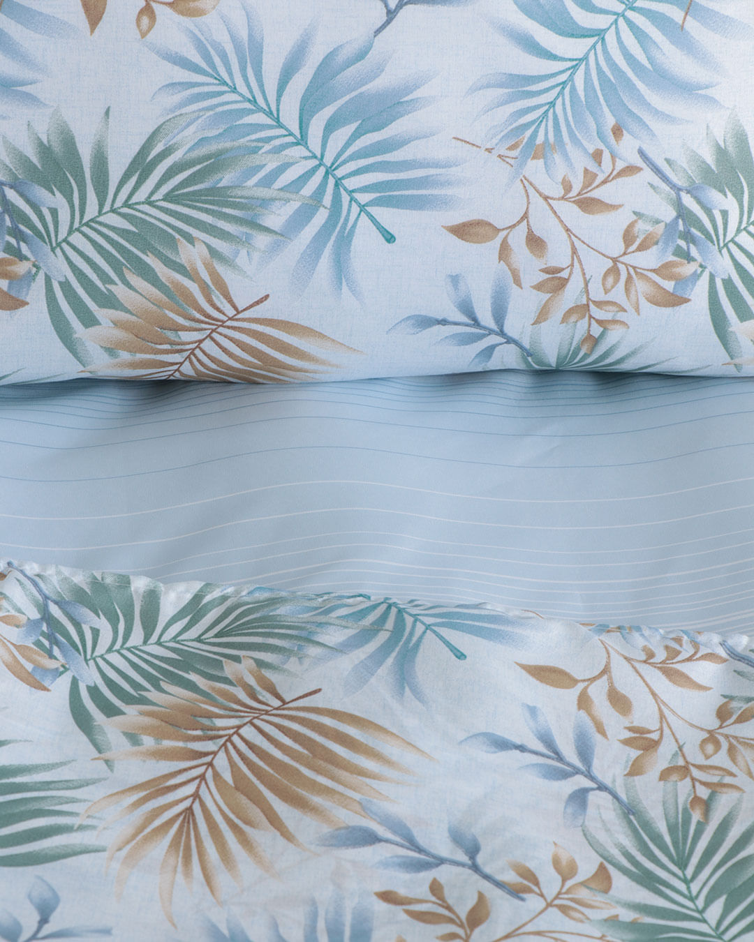 Jg-Cama-Casal-Feuilles-Azul---4-Pc---Azul-Floral