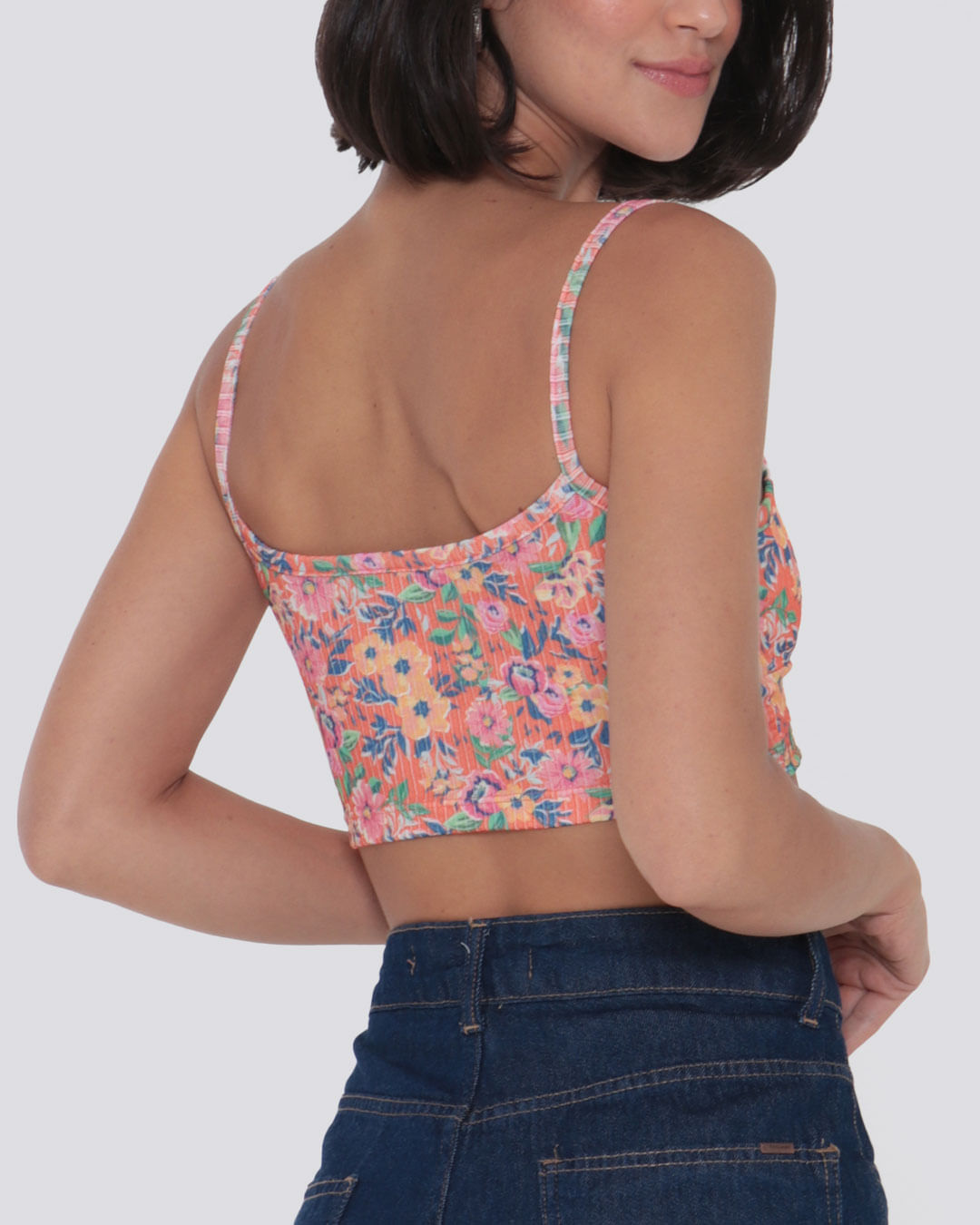 Top-23133-Canelado-Floral---Laranja-Floral