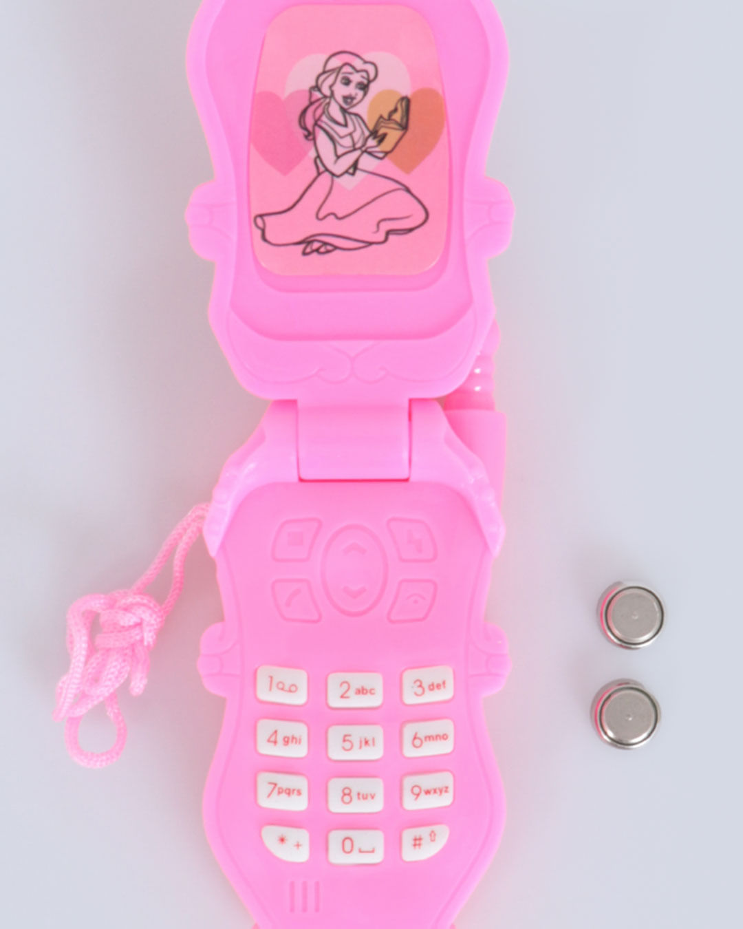 Celular-Flip-Princesas-Yd-108---Rosa-Neon