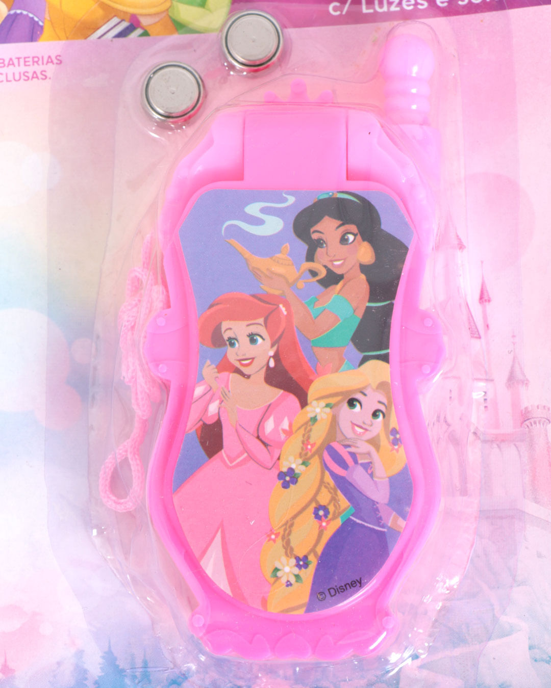 Celular-Flip-Princesas-Yd-108---Rosa-Neon