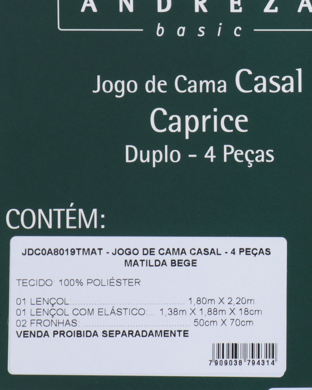 Jg-Cama-Casal-Matilda-Bege---4-Pc---Bege-Claro