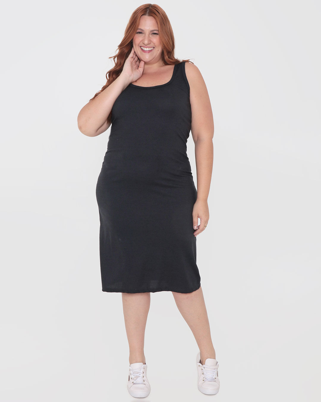 Vestido-2245-Alca-Larga-Decote-Quadrado---Preto