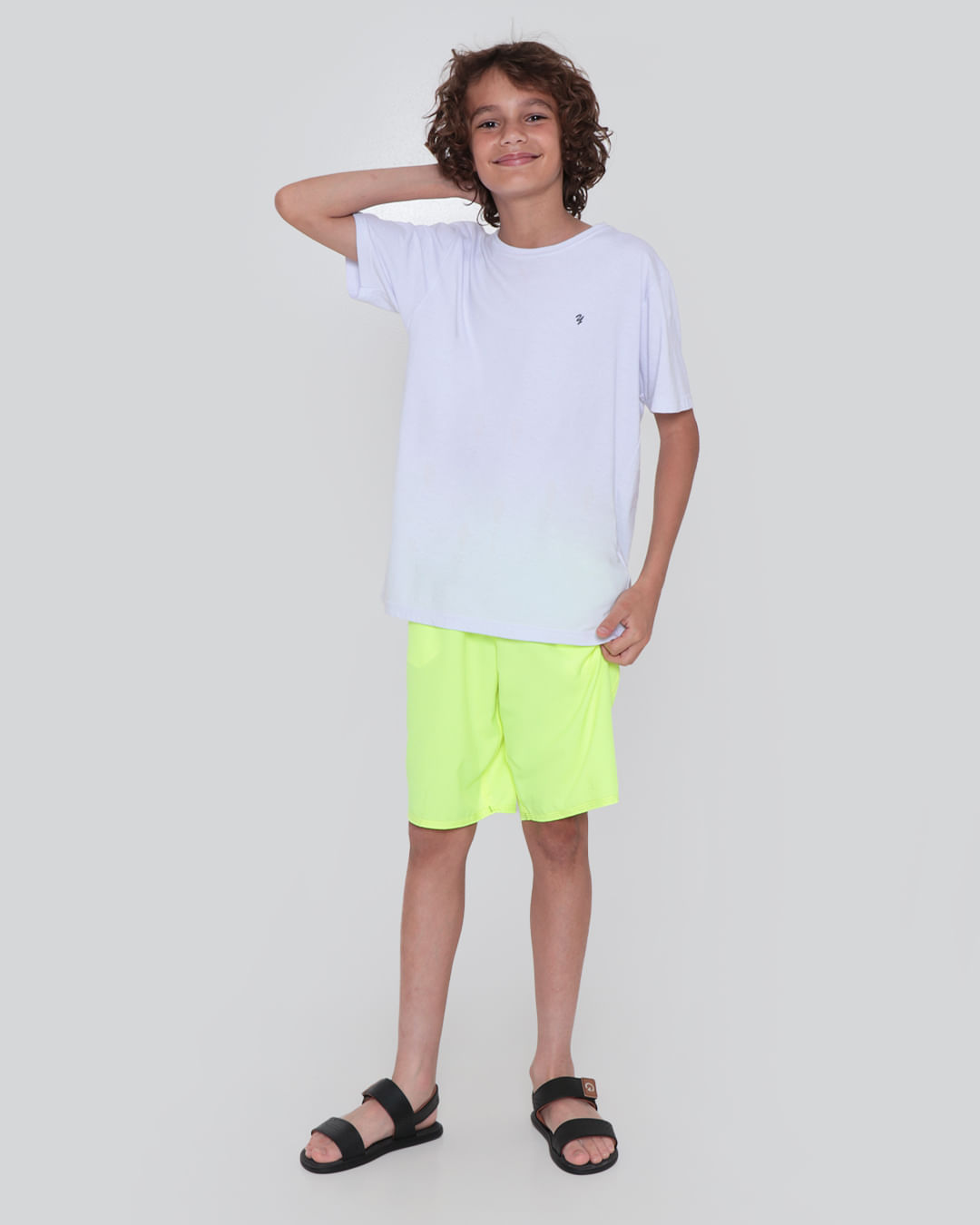 Bermuda-Tactel-Ela-M-1016-Amare-Ne---Amarelo-Neon