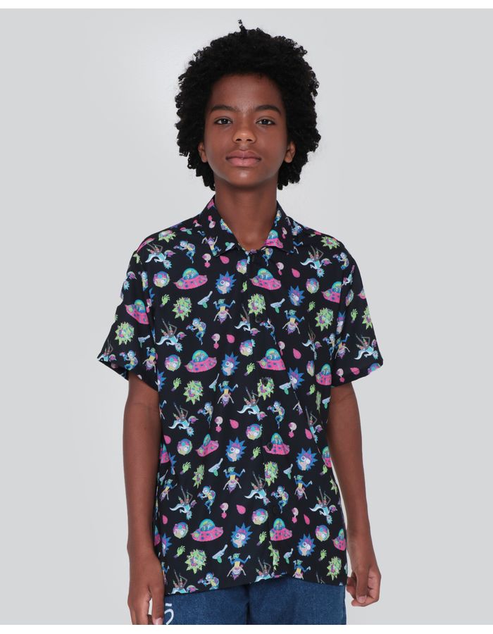 Camisa-Tt13682-Mc-M-1016-Rick-And-Mort---Preto