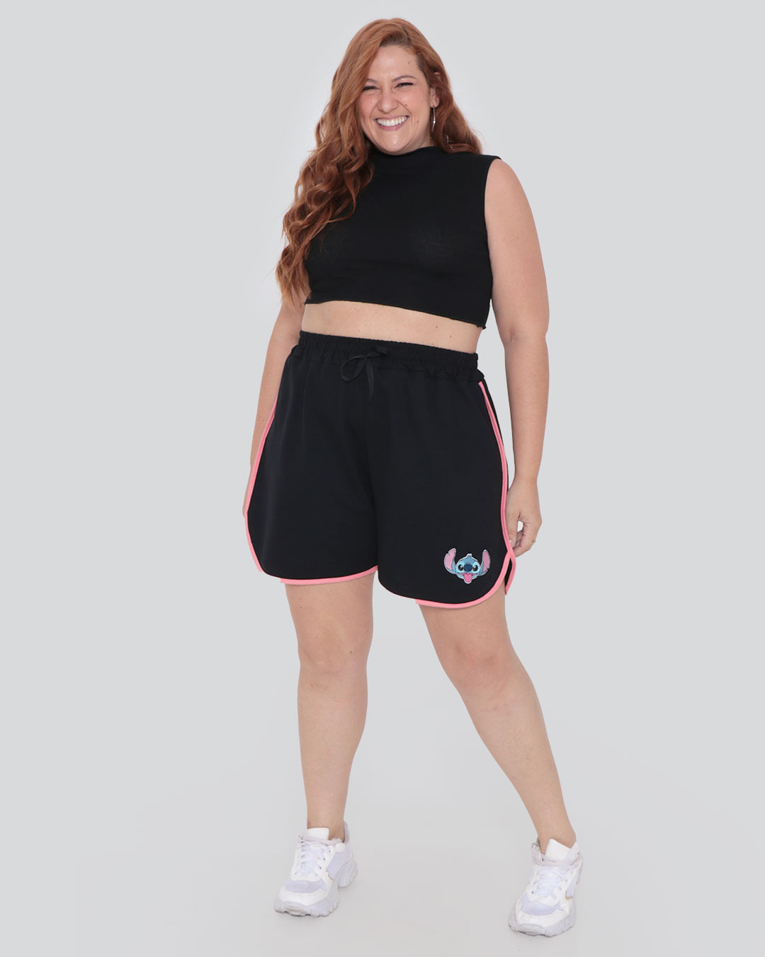 Shorts-Moletinho-F2216-Stitch---Preto