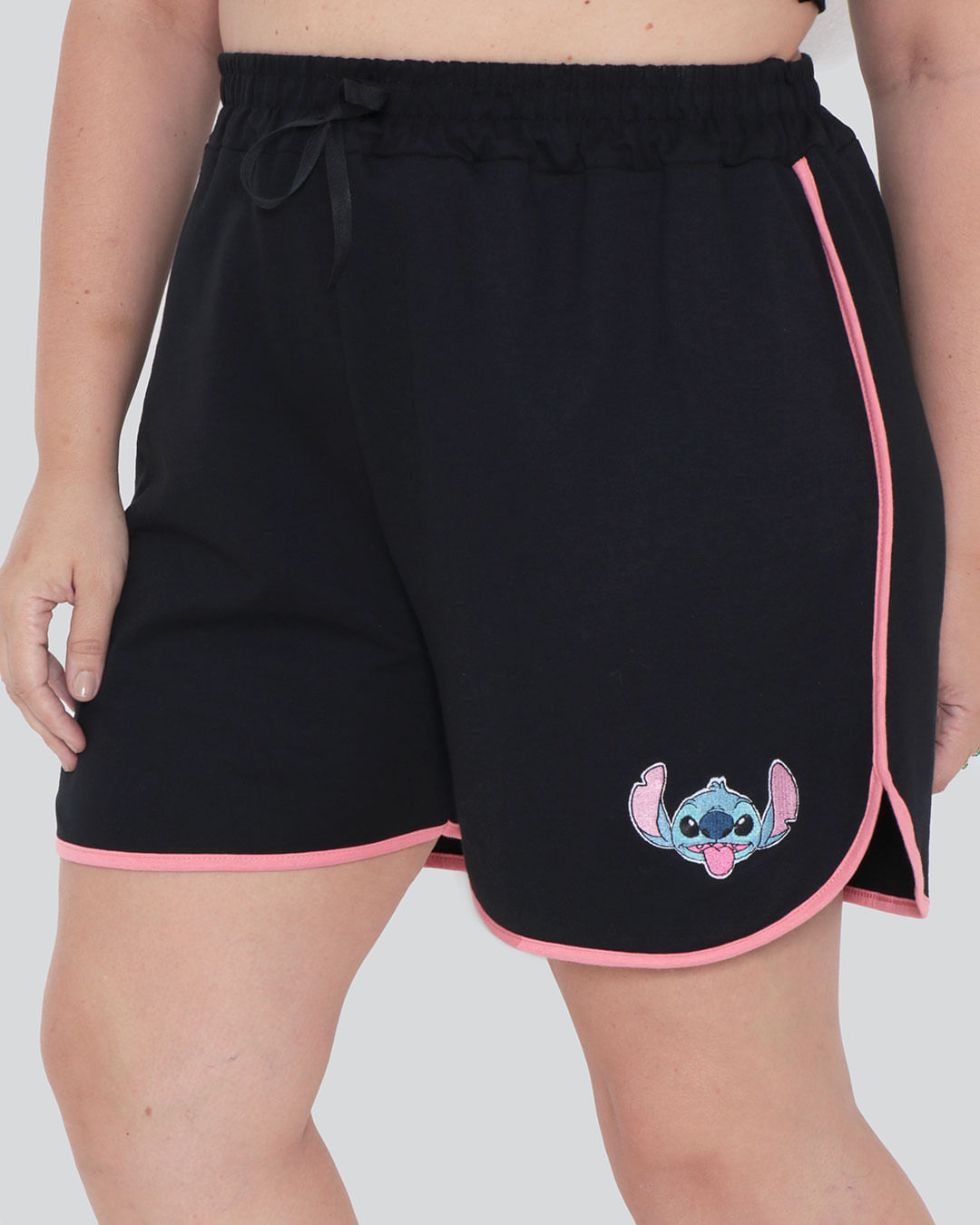 Shorts-Moletinho-F2216-Stitch---Preto