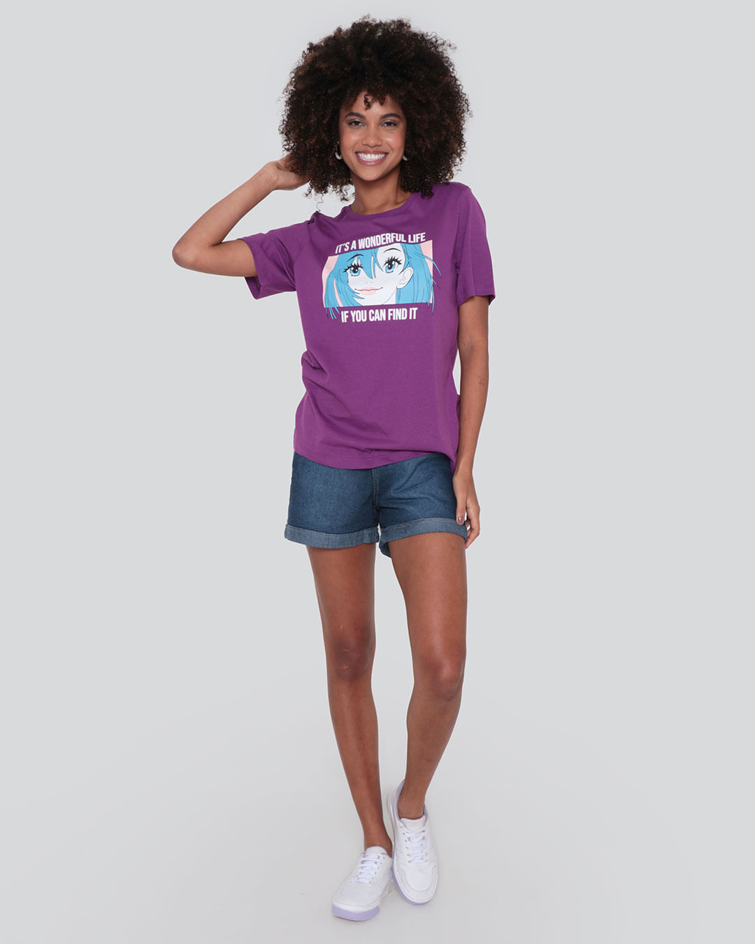 Camiseta-Silk-Anime-Mc-F2230---Roxo
