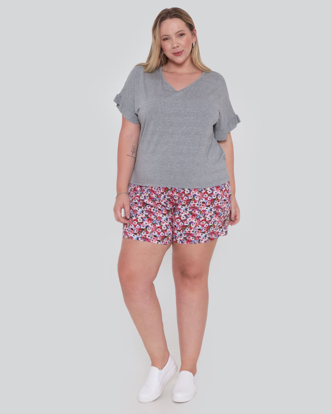 Shorts-214275-Estliso-Colisse---Rosa-Floral