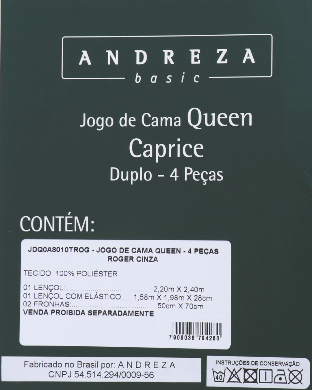 Jg-Cama-Queen-Roger-Cinza--4-Pc---Cinza-Geometrico