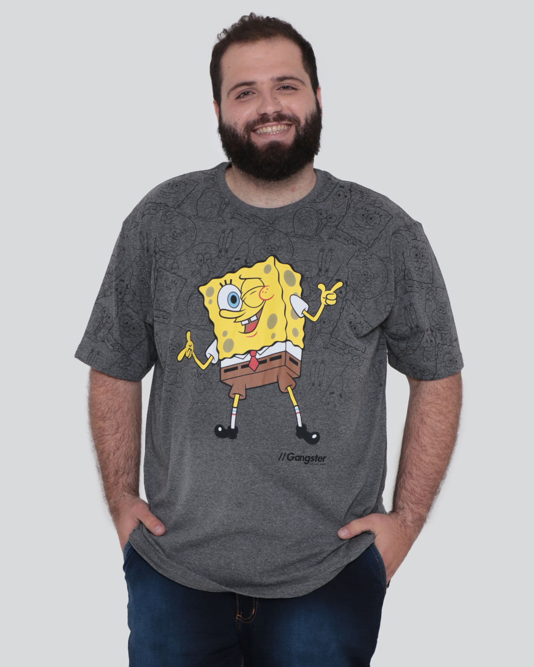 Camiseta-50011788-Bob-Esponja-Plus---Mescla-Medio