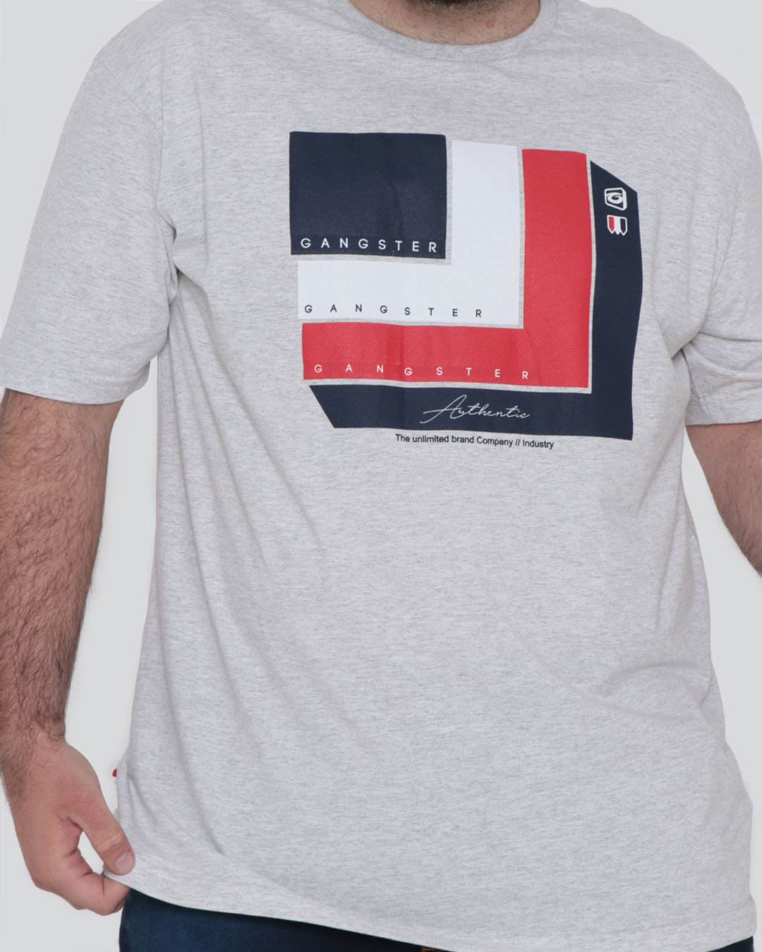 Camiseta-50011789-Gangster-Plus---Mescla-Claro