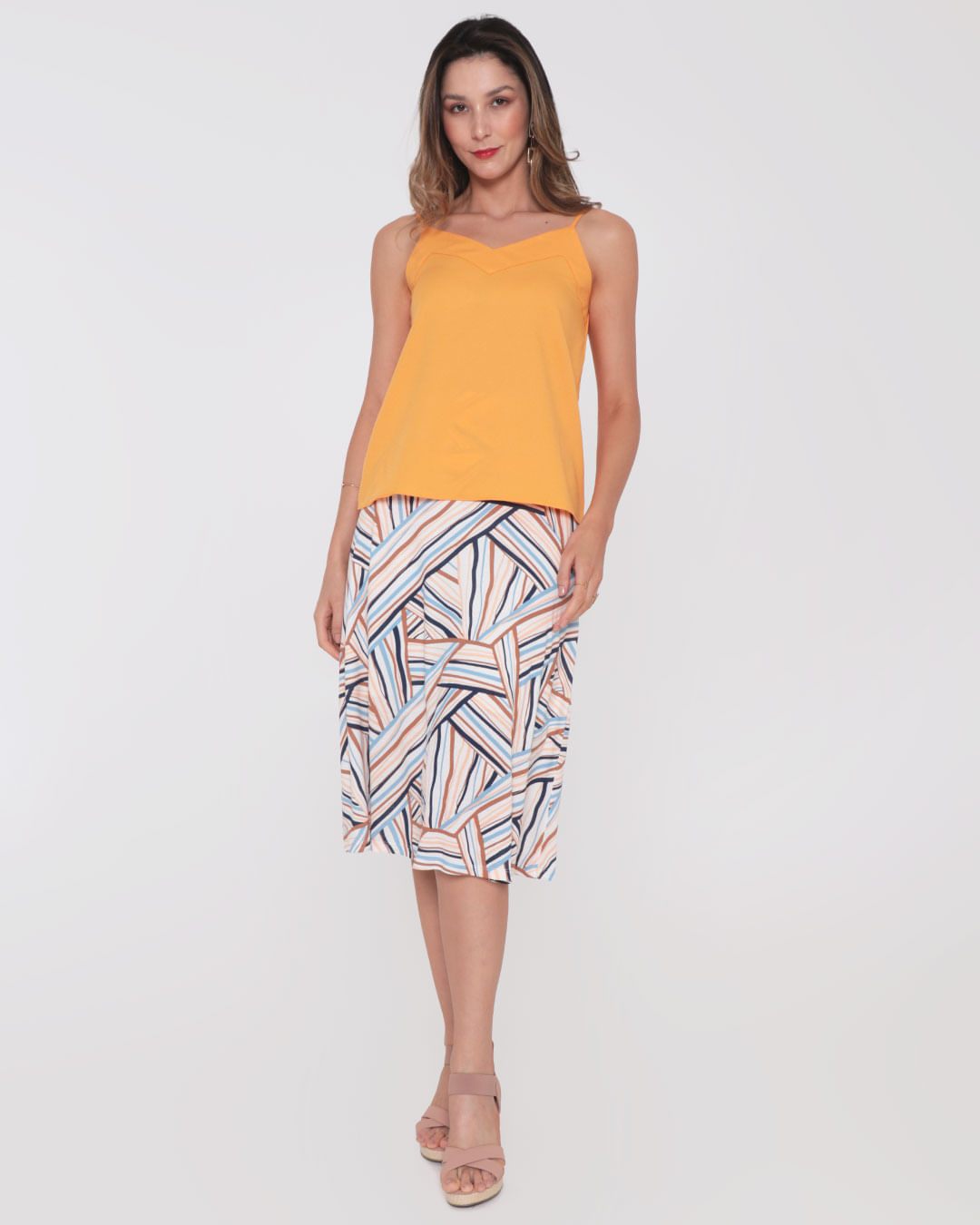 Regata-9460-Estampada-Alca-Fina---Laranja-Medio