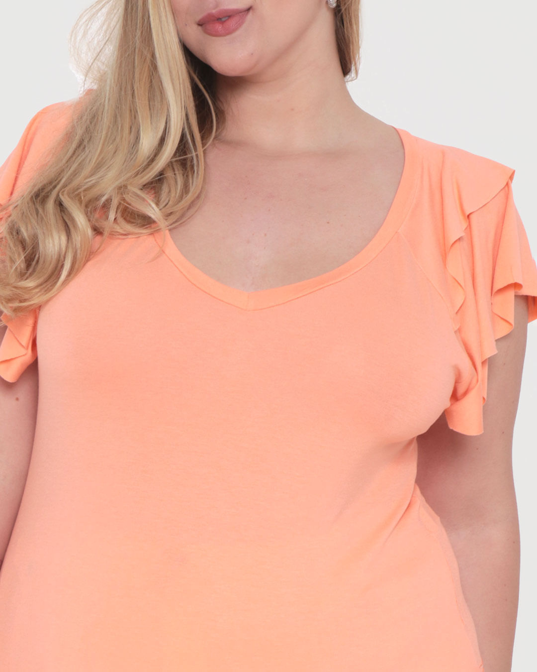 Blusa-Mc-Visco-2239-Babado-Manga---Laranja-Claro