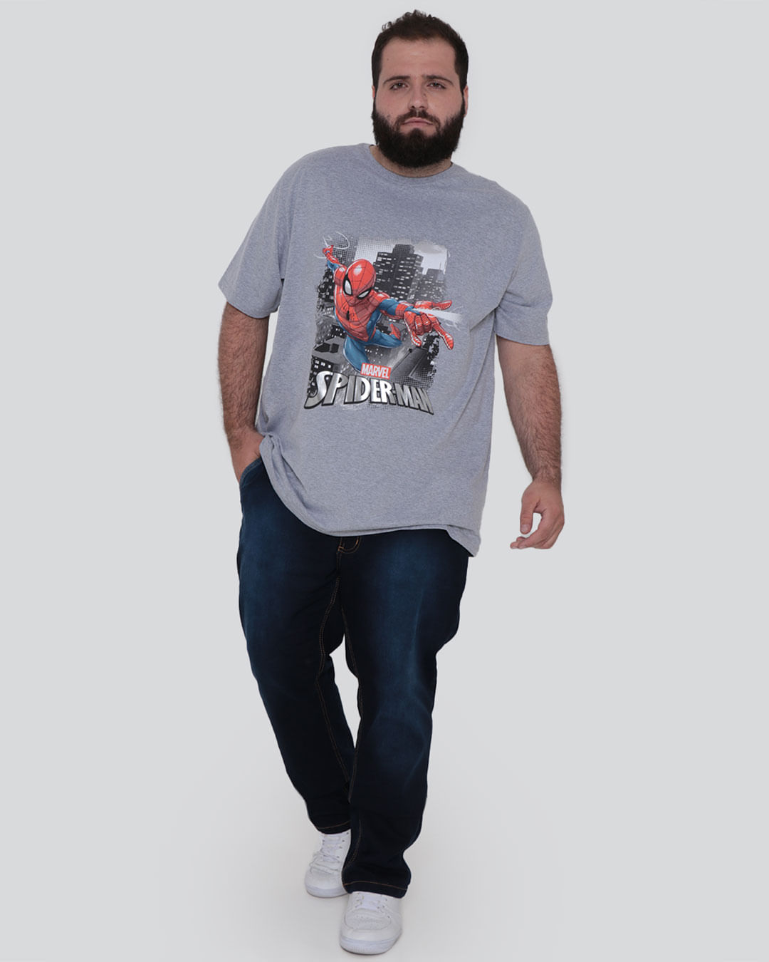 Camiseta-0019119-Spider-Plus---Cinza-Claro