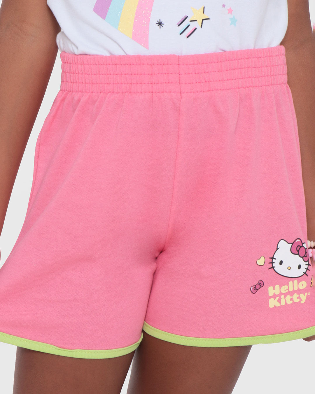 Shorts-Ch33308-Mol-Hello-Kitty-F-410---Rosa-Neon