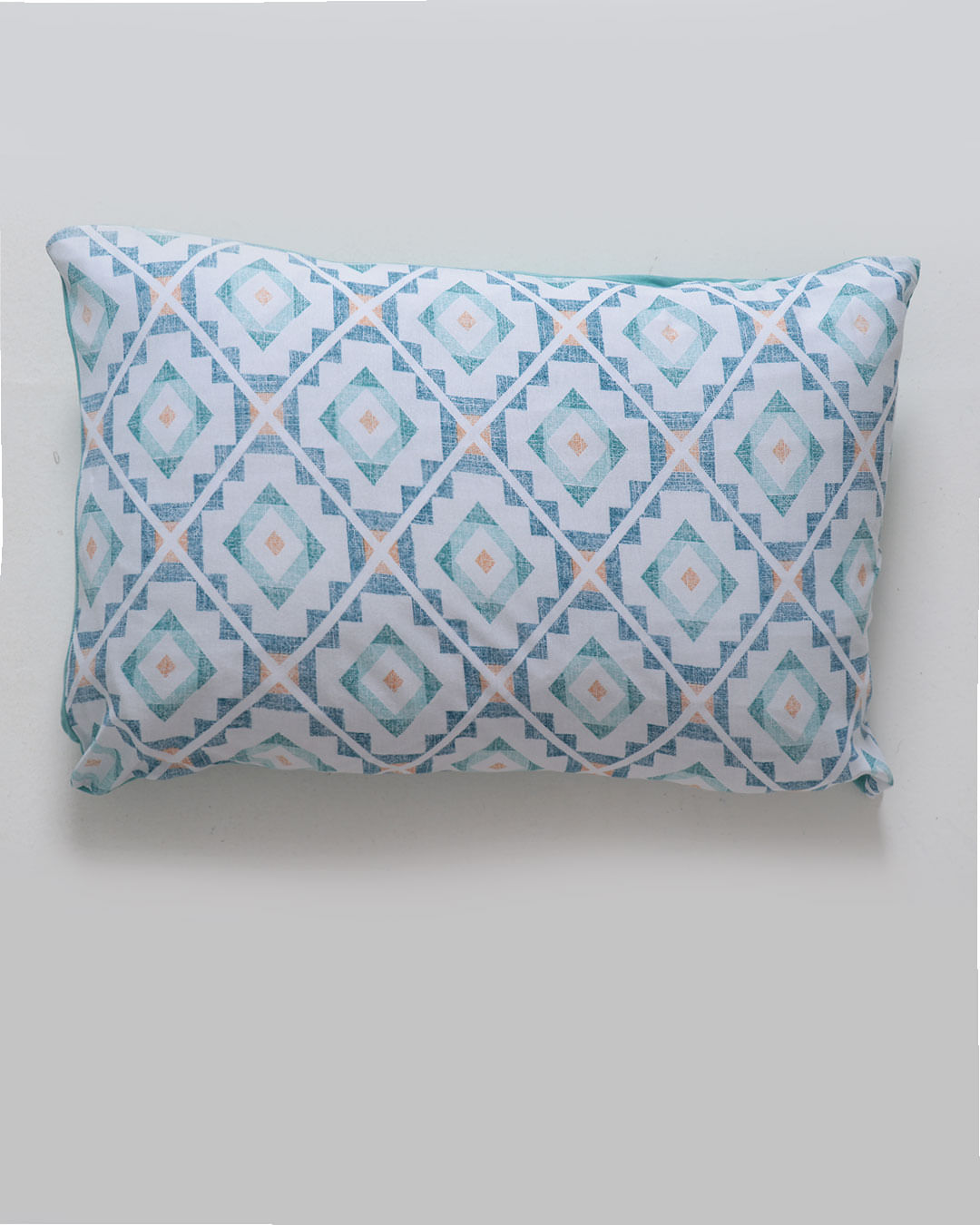 Jogo-De-Lencol-Queen-3-Pcs-Estampado---Verde-Geometrico