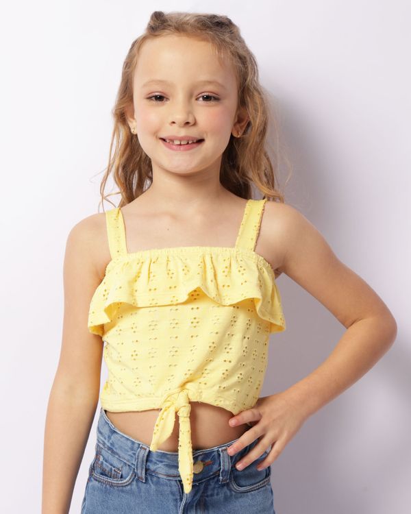 Regata Infantil Cropped Laise Amarela 6