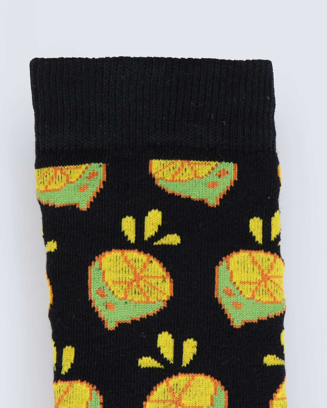 Meia-Estampada-Divertida---Preto-Floral