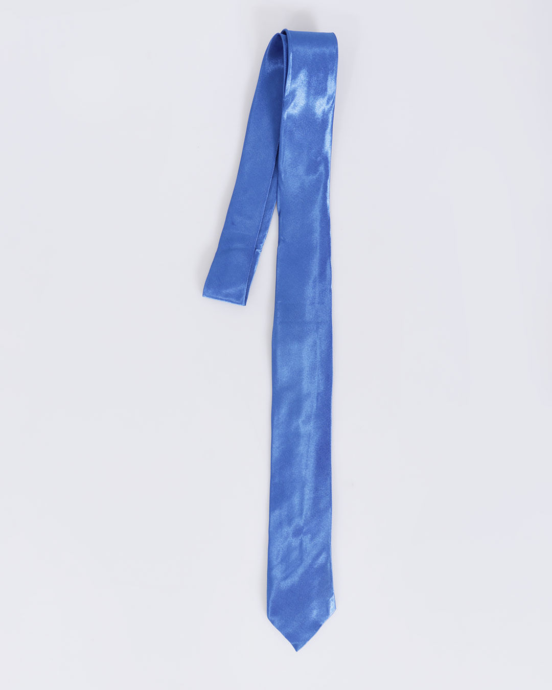 Gravata-0003-Slim-Lisa-Acetinada-Sem-No---Azul-Medio
