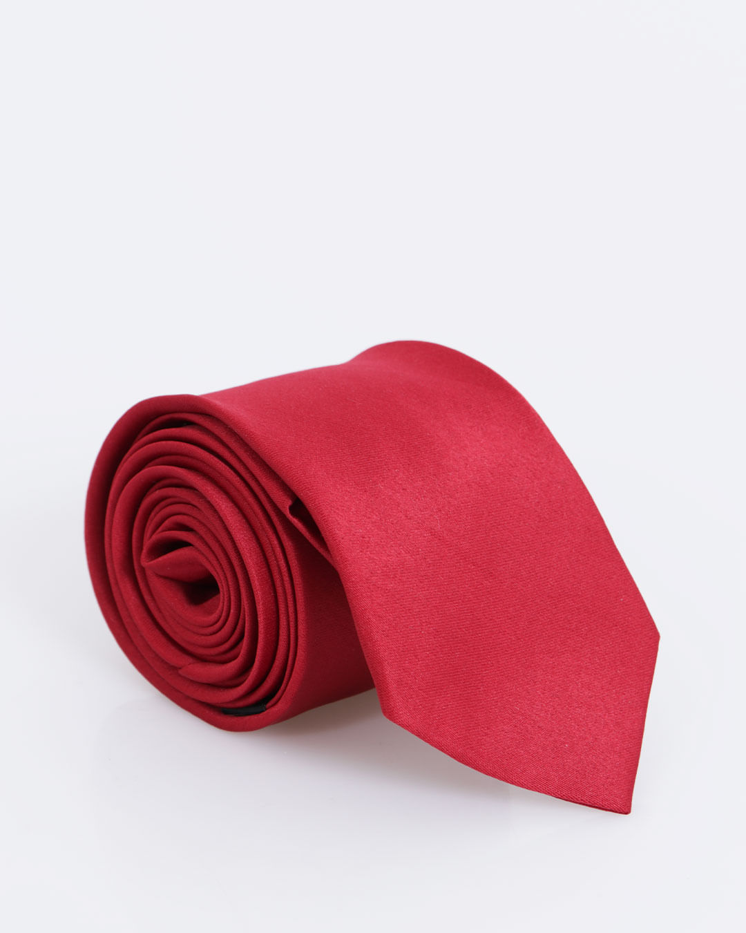 Gravata-0003-Slim-Lisa-Acetinada-Sem-No---Vermelho-Escuro