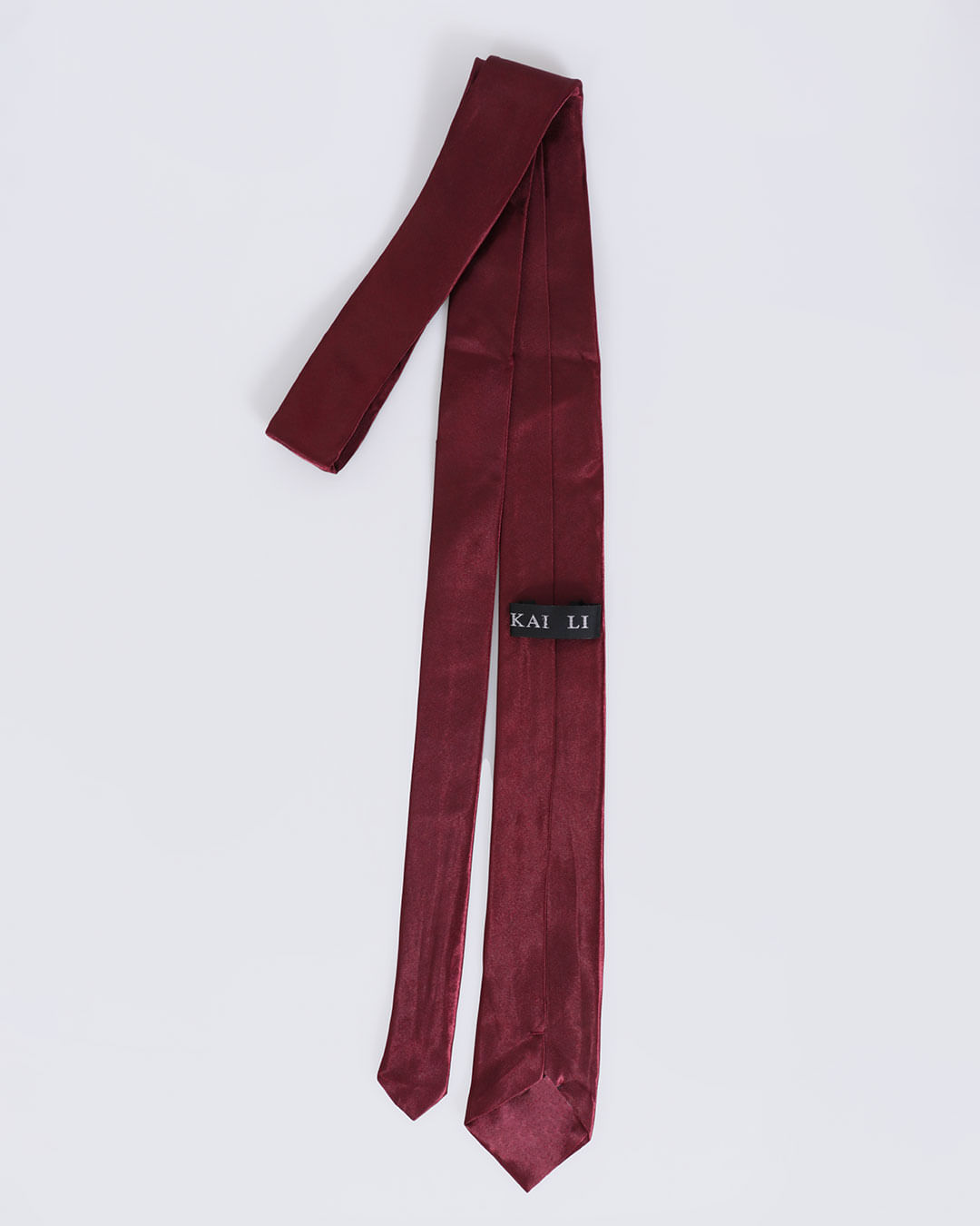 Gravata-0003-Slim-Lisa-Acetinada-Sem-No---Vinho-Outros