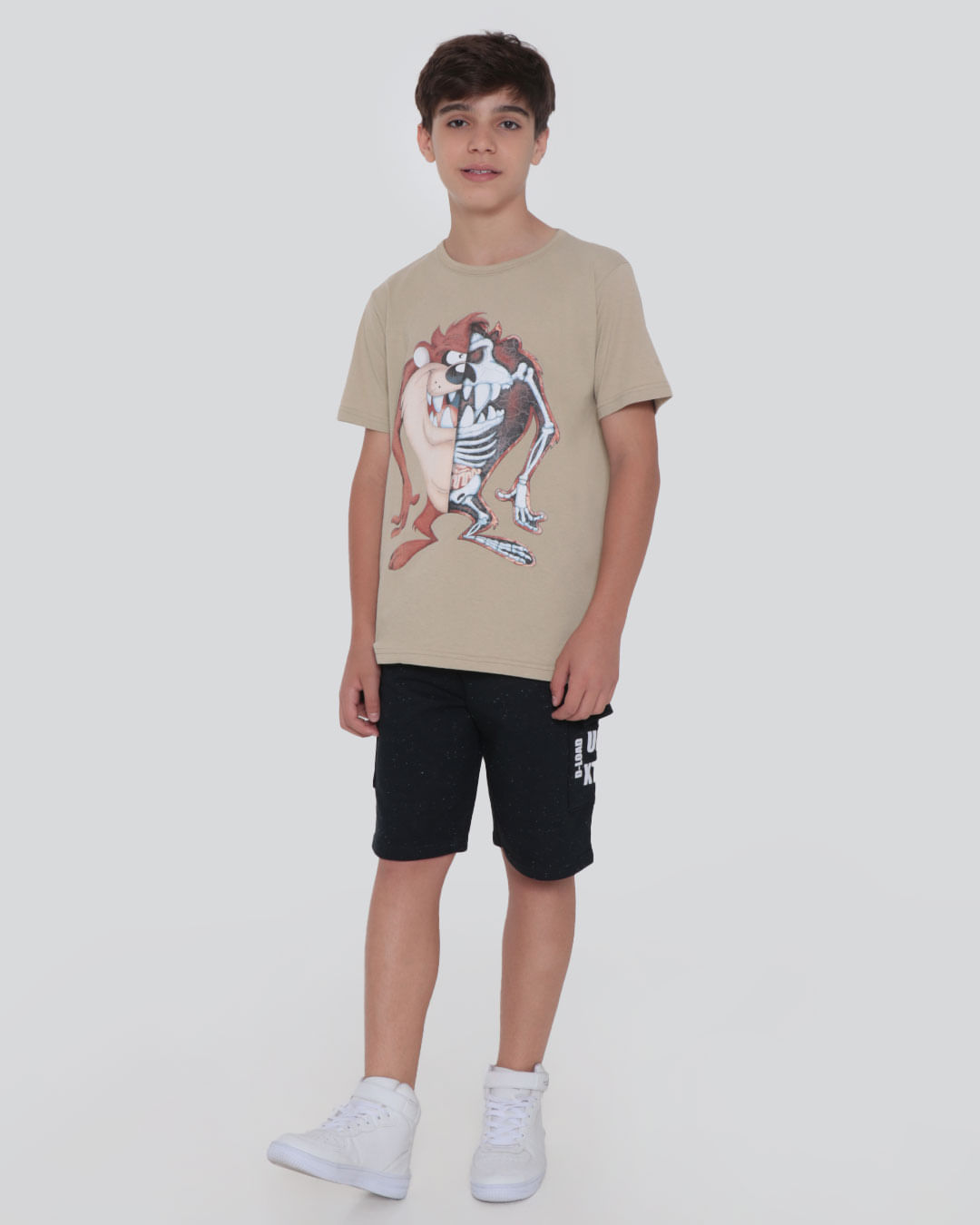 Camiseta-T36769-Mc-M-1016-Taz-Mania---Bege-Medio