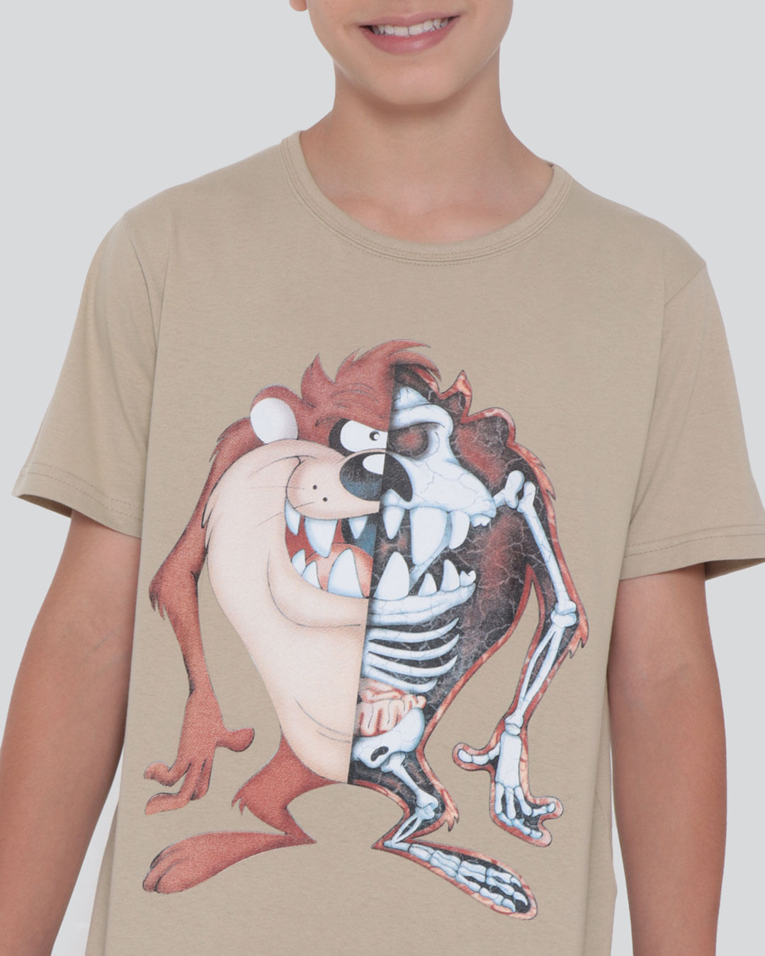 Camiseta-T36769-Mc-M-1016-Taz-Mania---Bege-Medio