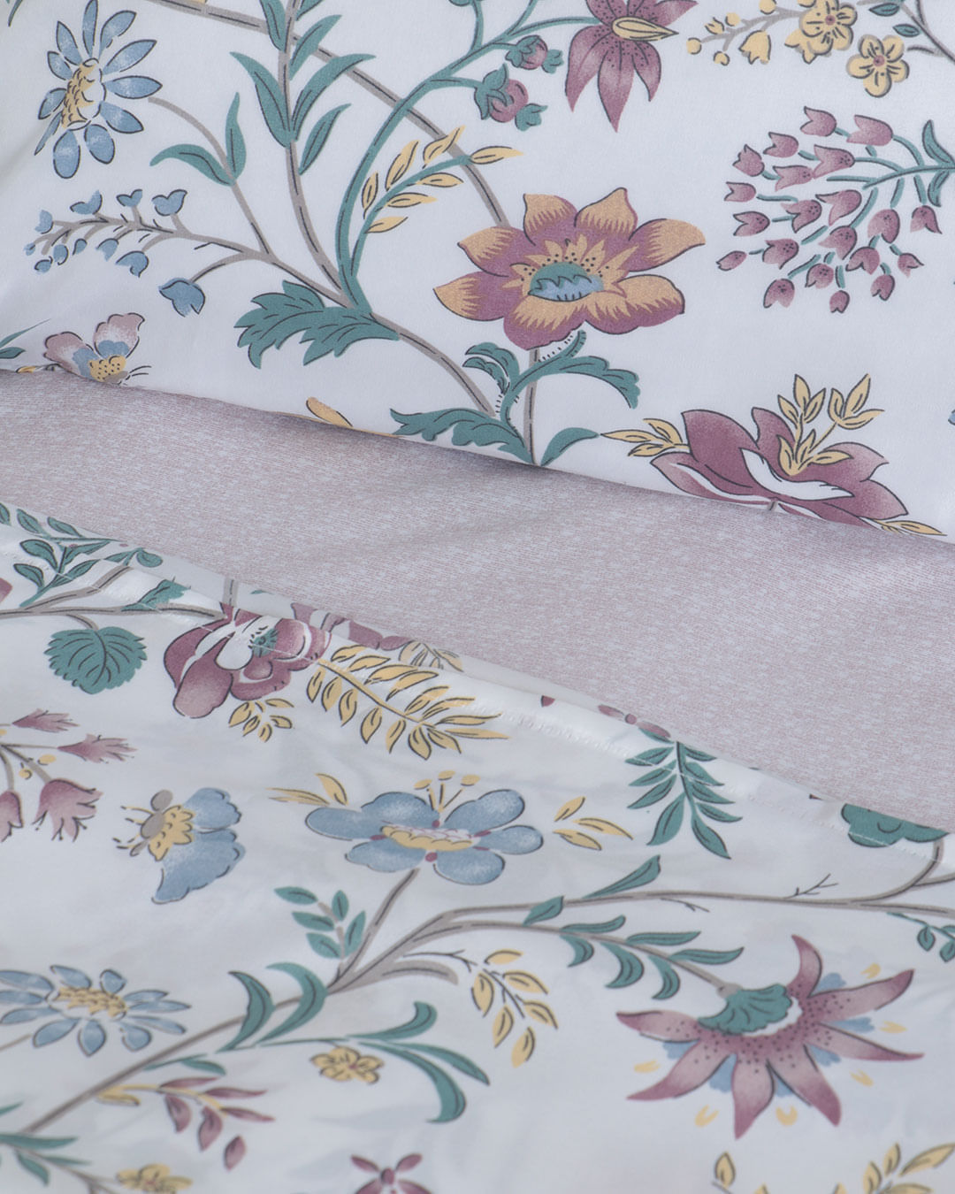 Jogo-De-Cama-Queen-Caprice---4-Pecas---Lilas-Floral
