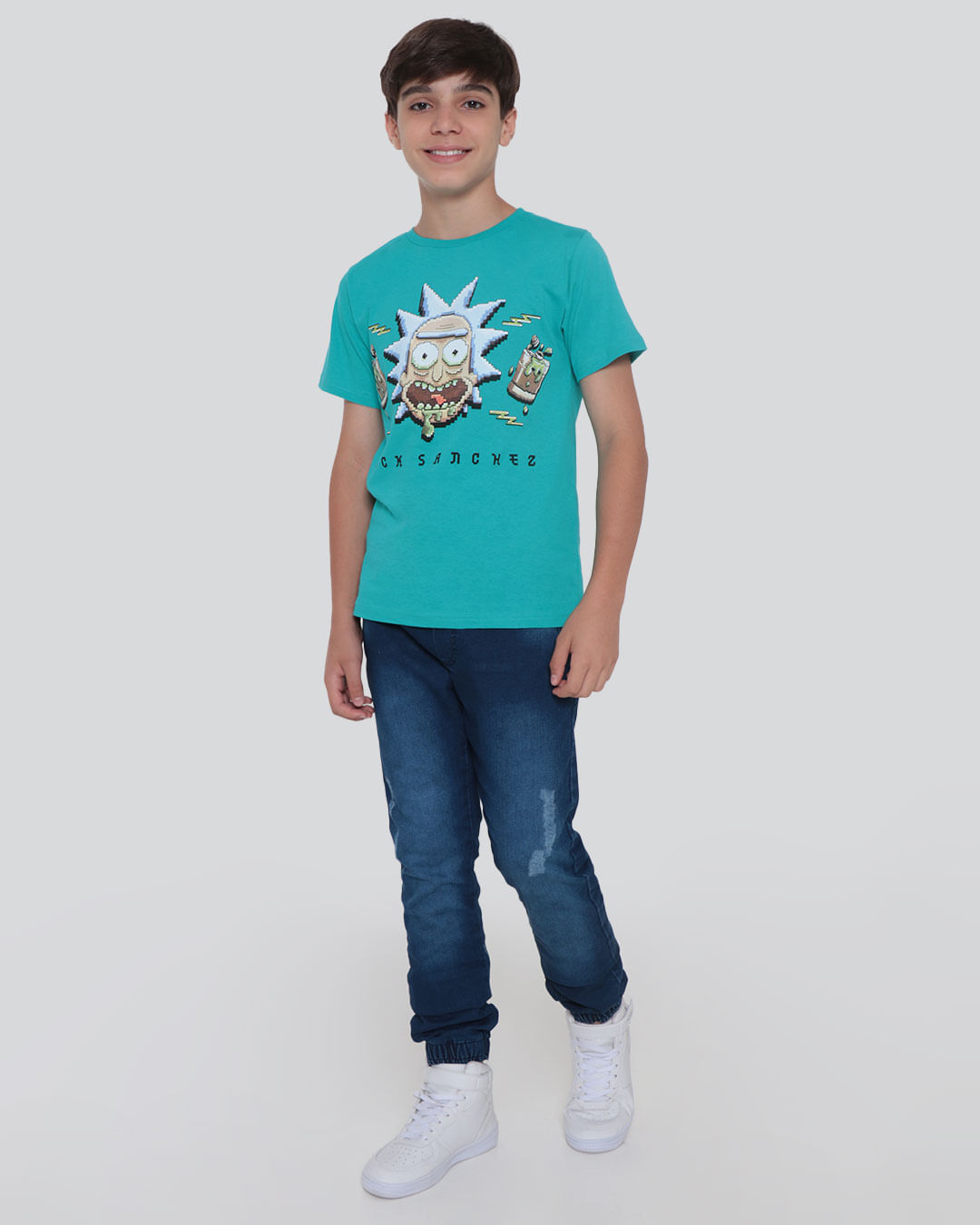 Camiseta-Ch33346-Mc-M-1016--Rick-M---Azul-Outros