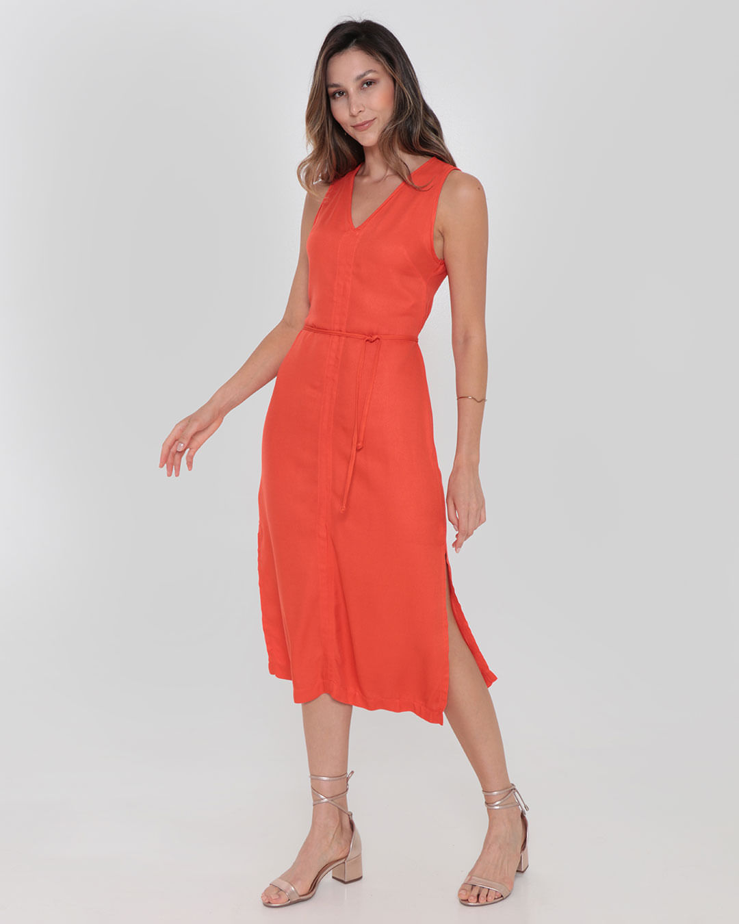 Vestido-12022-Decote-V-C-Fenda---Laranja-Medio