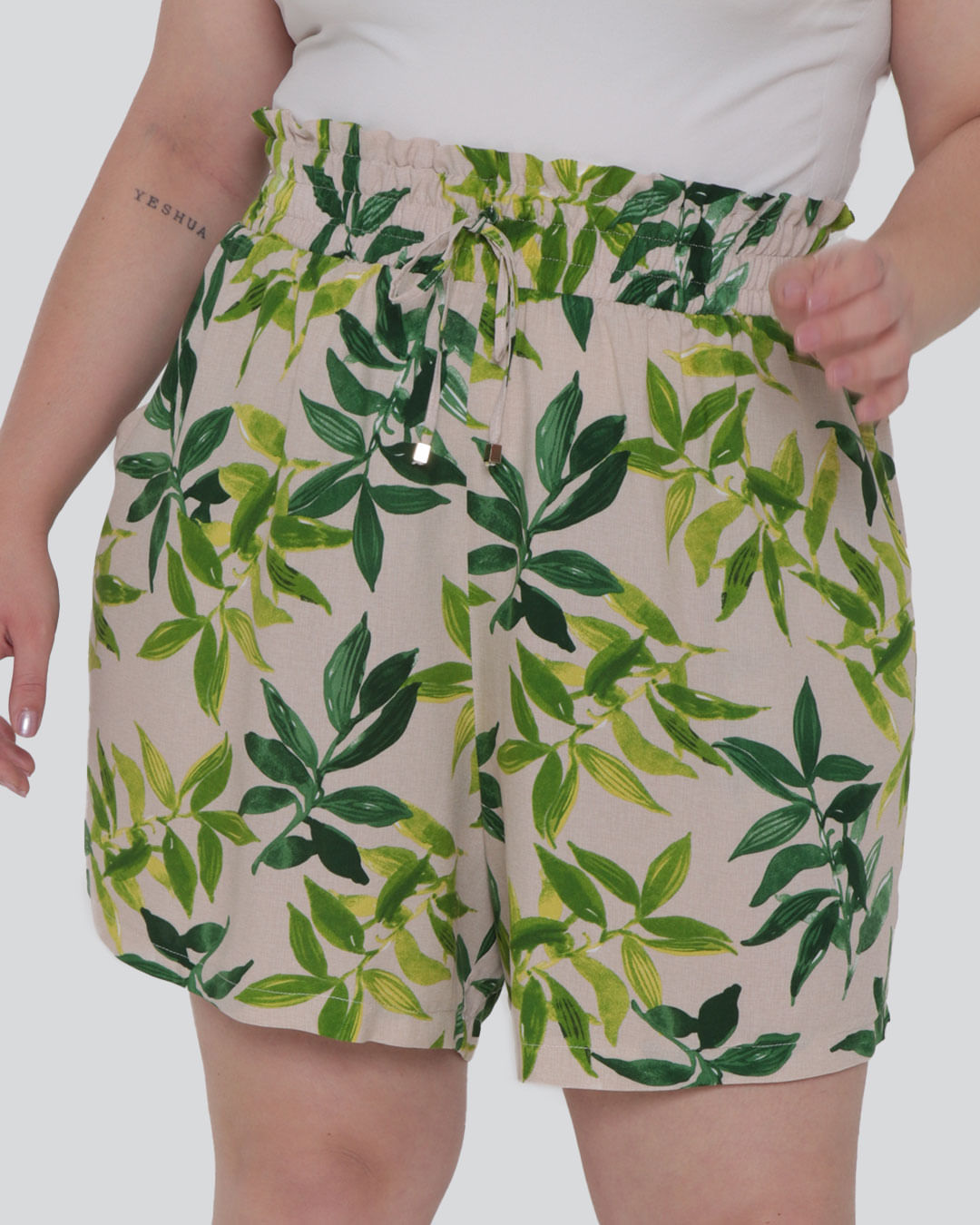 Shorts-214275-Estliso-Colisse---Bege-Floral