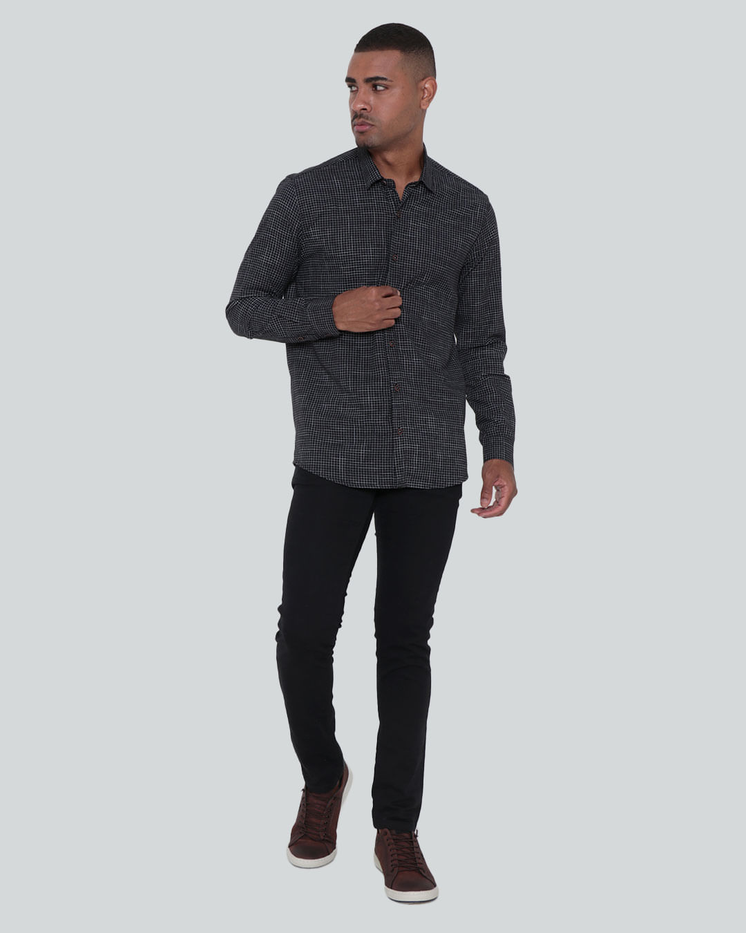 Camisa-Ml-Flame-Pretobranco-14---Preto-Xadrez