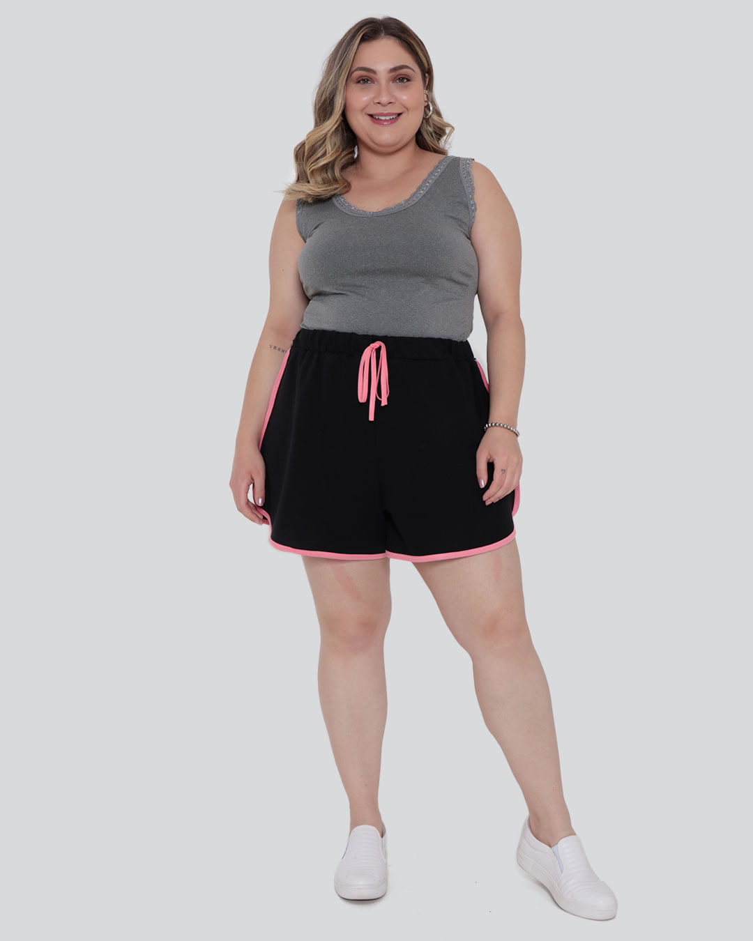 Shorts-Tt396-Moletinho-Boxer-Camarr---Rosa-Neon