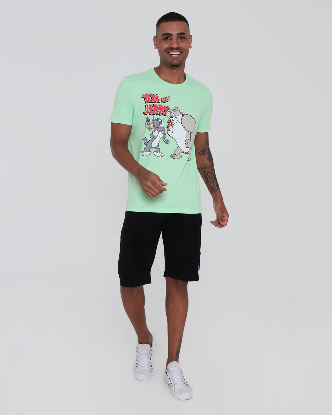 Camiseta-Tr110079-Tom-E-Jerry-Pgg---Verde-Claro