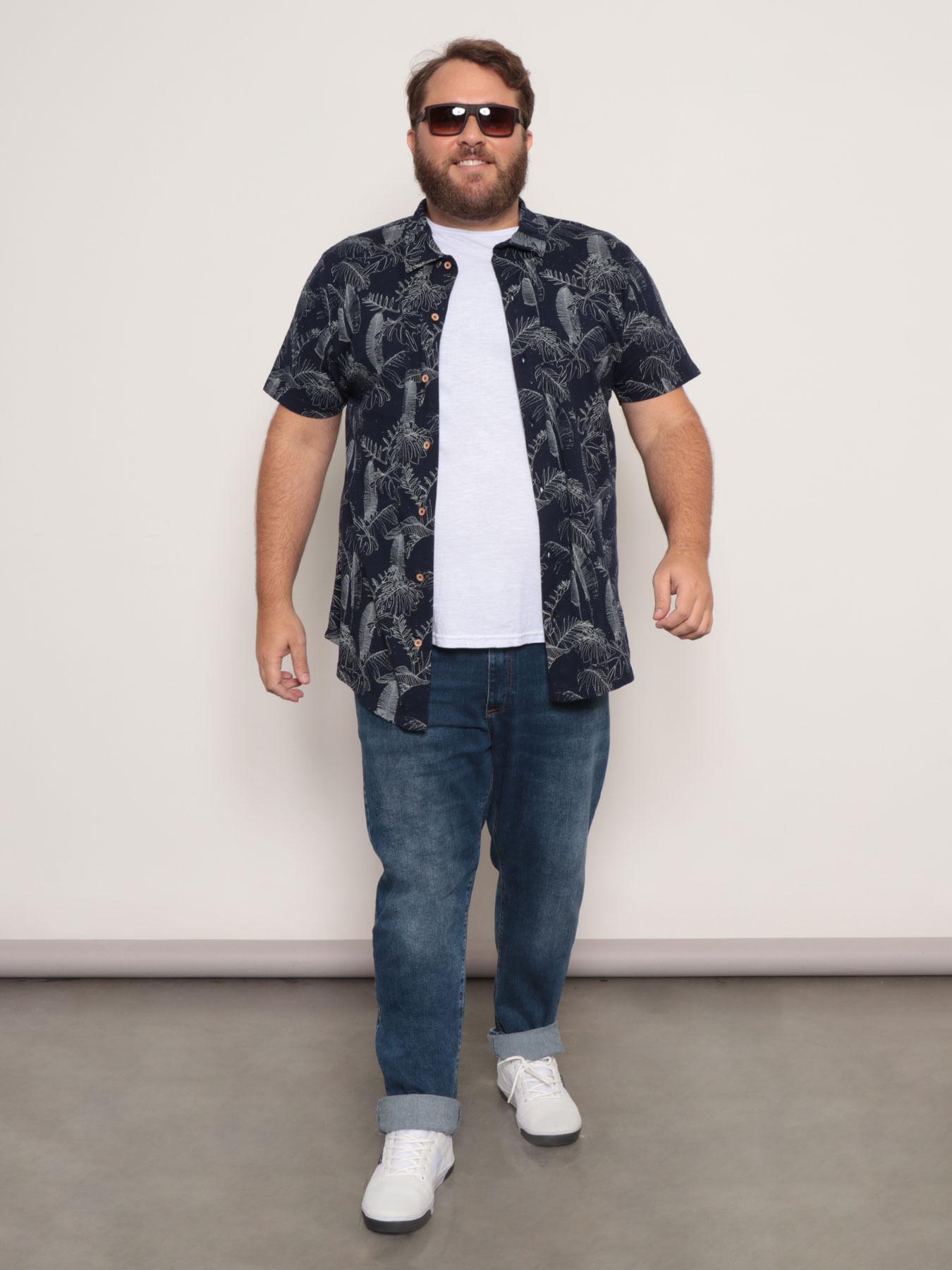 Camisa-5w051-Folhagem-Esc-Plus---Marinho-Floral