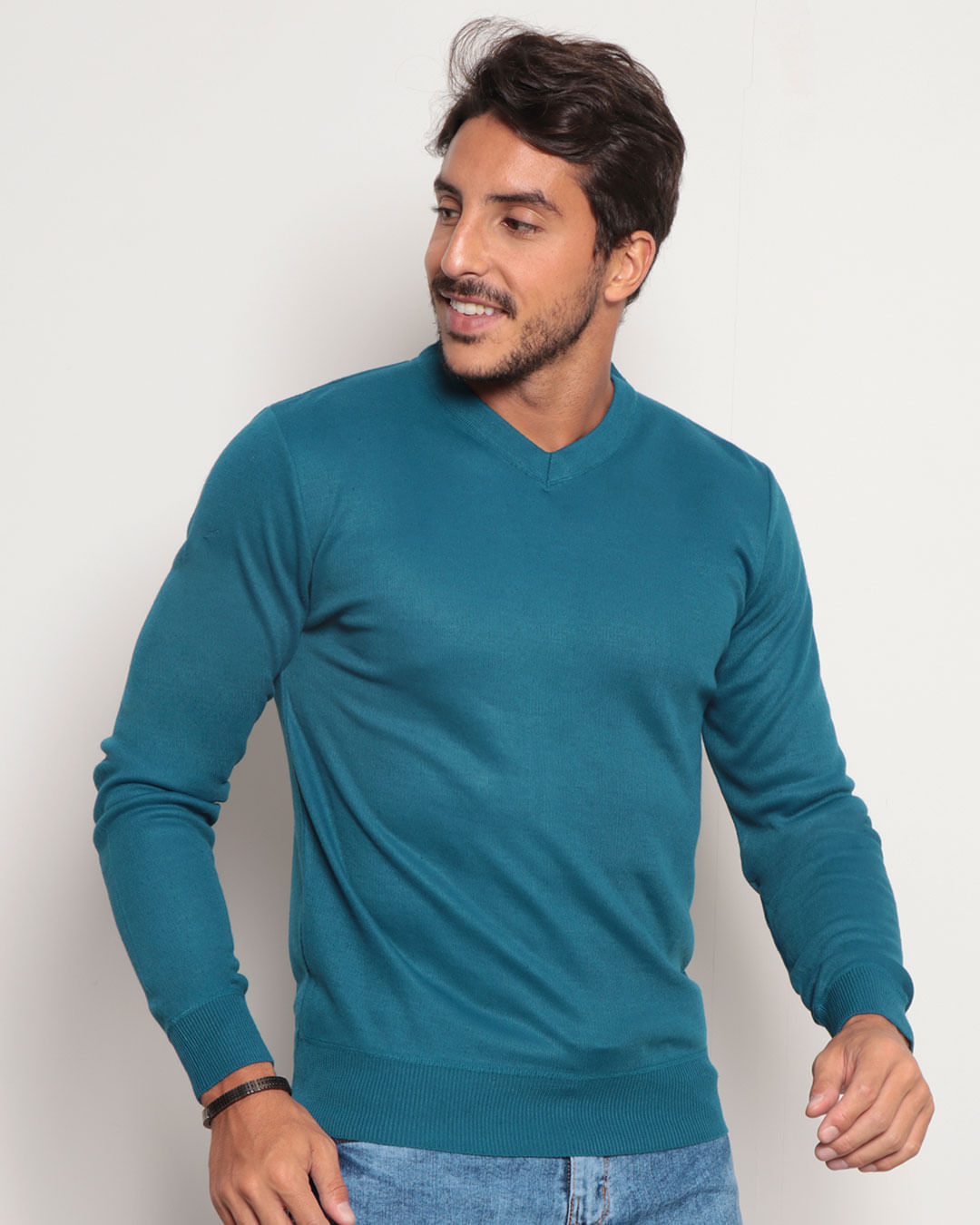 Tricot-Gola-V-Rep074-Petroleo-Pgg---Azul-Escuro