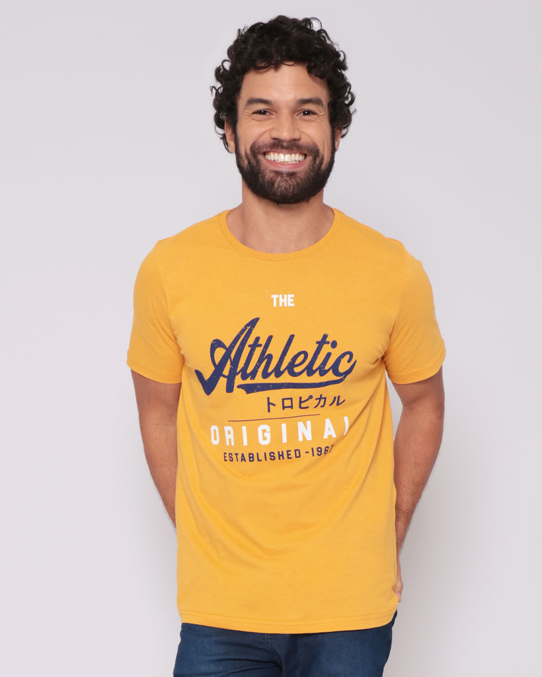 Camiseta-College--Athletic-W90045---Mostarda--Medio