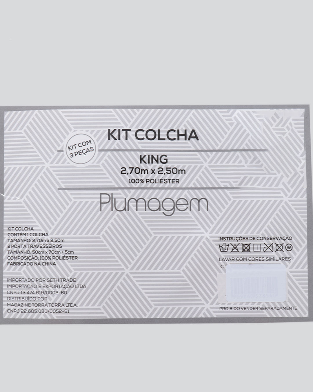 Kit-Colcha-Lisa-King-Bouti-C-03-Pcs---Bege-Medio